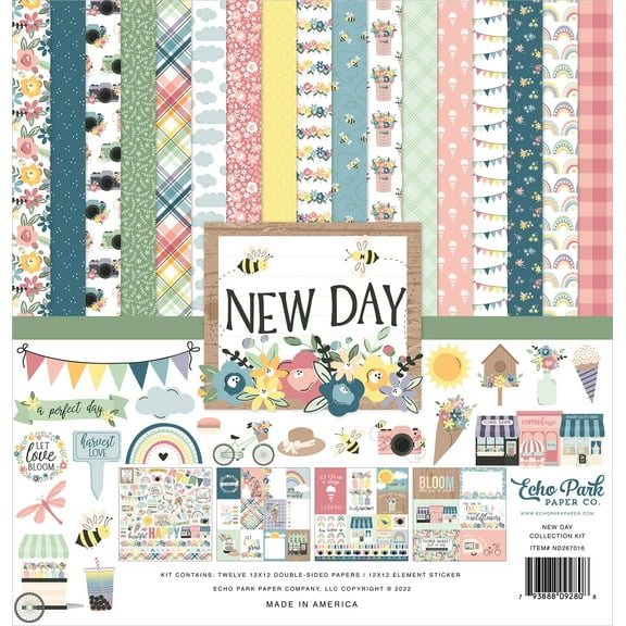Echo Park Collection Kit 12"x12" - New Day