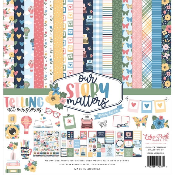 Echo Park Collection Kit 12"x12" - Our Story Matters