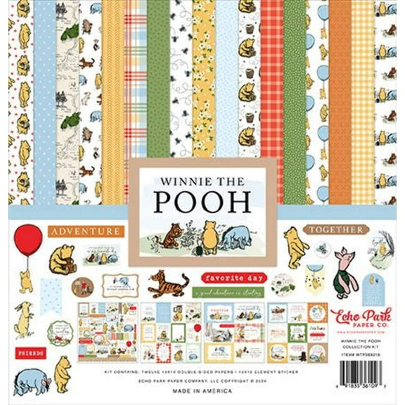 Echo Park Collection Kit 12"x12" - Winnie The Pooh