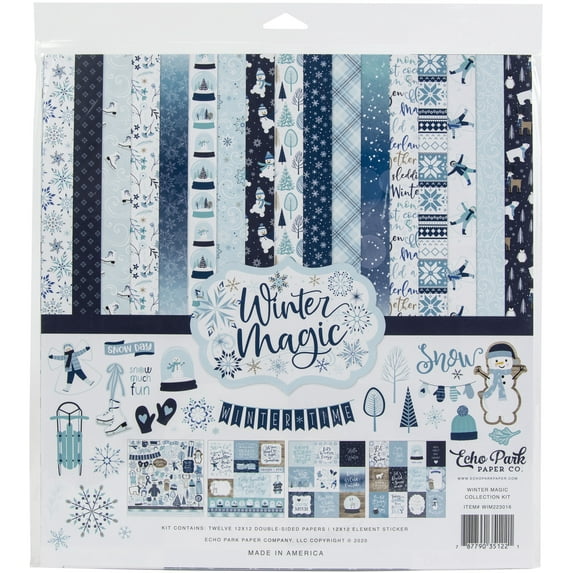 Echo Park Collection Kit 12"x12" - Winter Magic