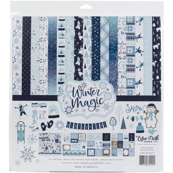 Echo Park Collection Kit 12"x12" - Winter Magic