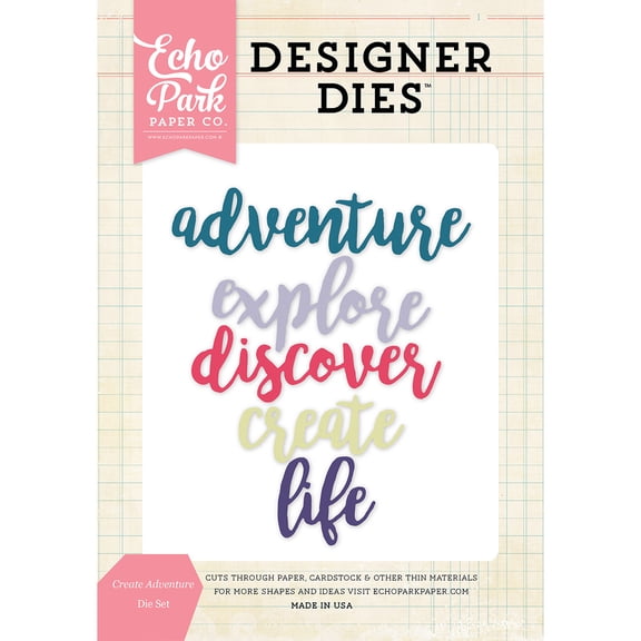 Create Adventure Word Large Die Set