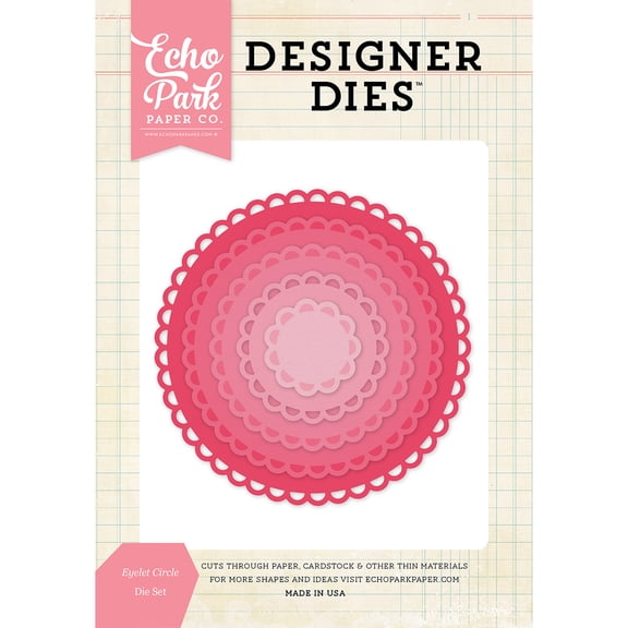 Eyelet Circle Nesting Large Die Set