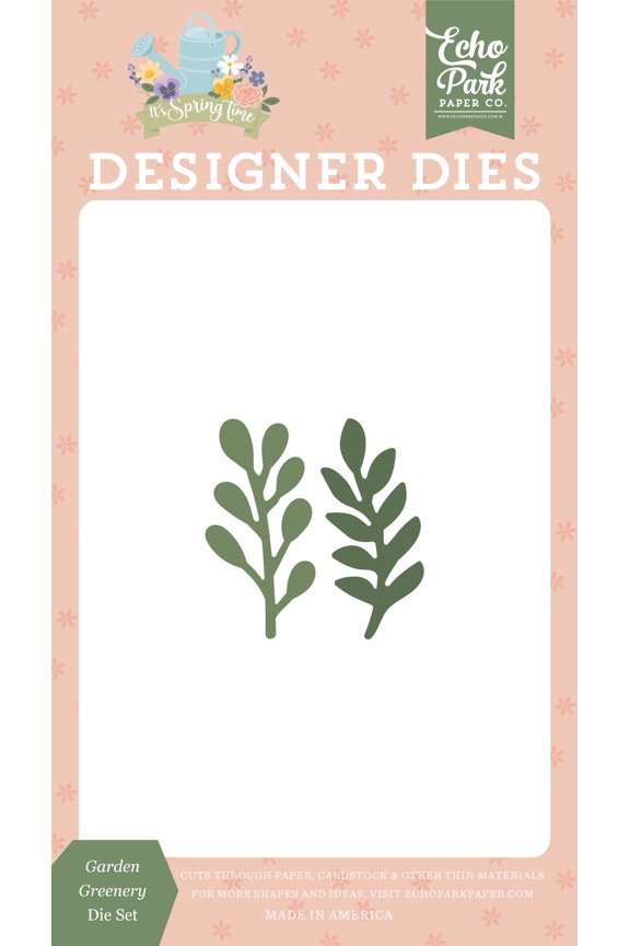 It's Spring Time: Garden Greenery Small Die Set