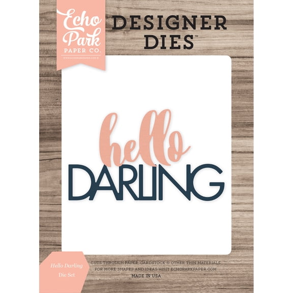 Hello Darling Word Medium Die Set