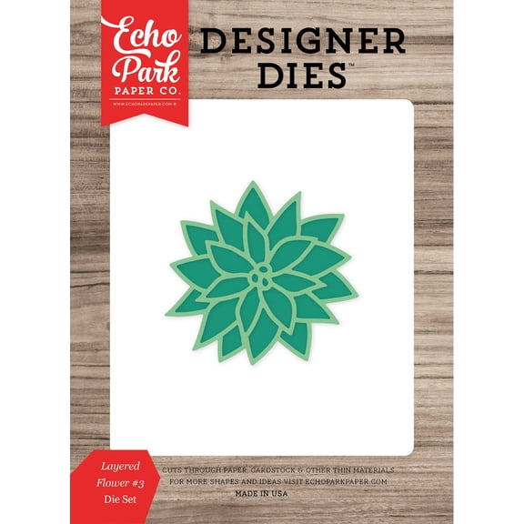 Layered Flower #3 Medium Die Set