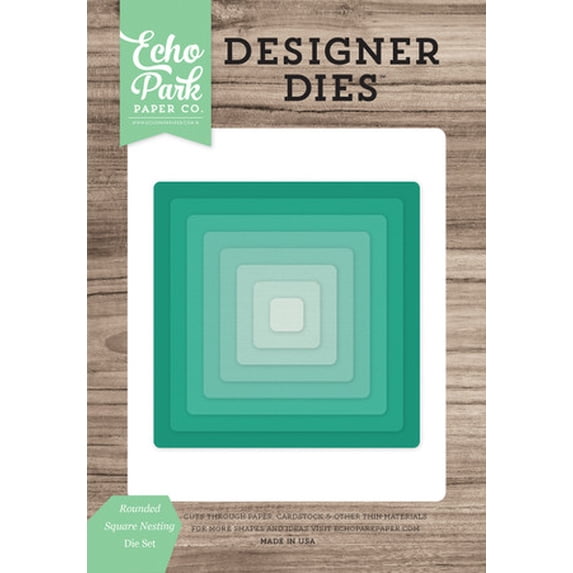 Rounded Square Nesting Large Die Set