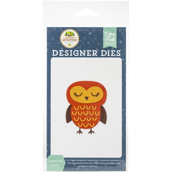 Summer Adventure: Outdoor Owl Medium Die Set