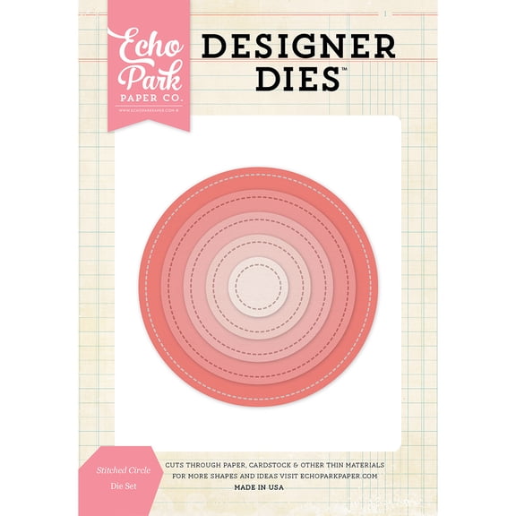 Stitched Circle Nesting Large Die Set