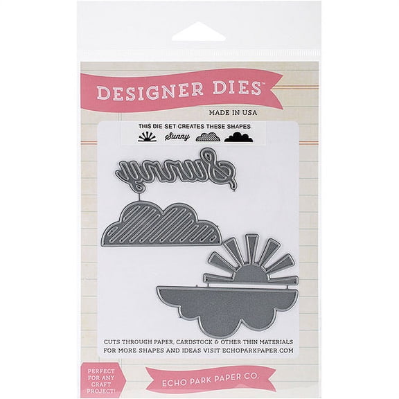 Sun and Clouds Medium Die Set