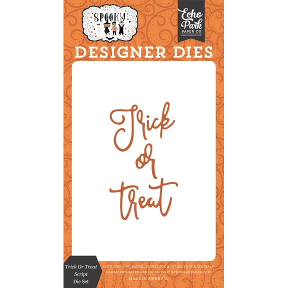 Spooky: Trick or Treat Script Small Die Set