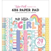 Echo Park Double-Sided Paper Pad 6"X6" 24/Pkg-My Little Girl