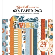 Echo Park Double-Sided Paper Pad 6"X6" 24/Pkg-Summer Vibes