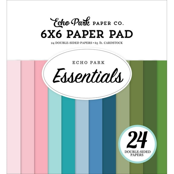 Echo Park Double-Sided Paper Pad 6"X6"-Fresh