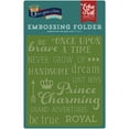 thumbnail image 1 of Echo Park Embossing Folder 5"x5.875"-once Upon A Time, Words, 1 of 2