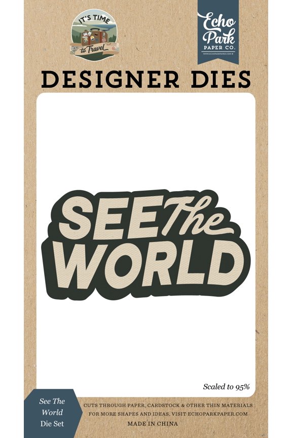 It's Time To Travel: See The World Small Die Set