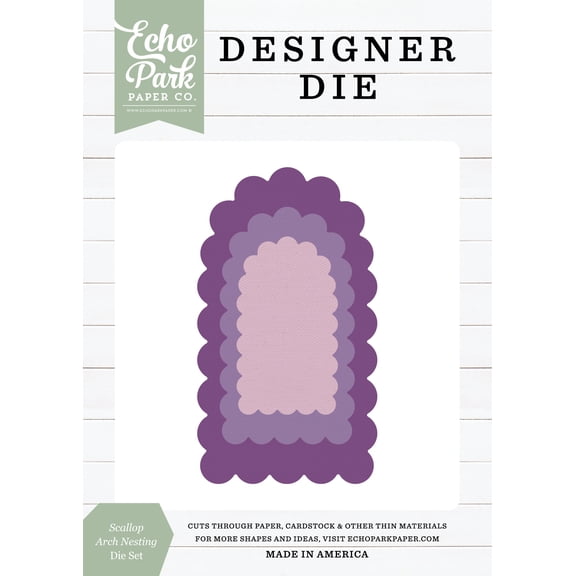 Scallop Arch Nesting Medium Die Set