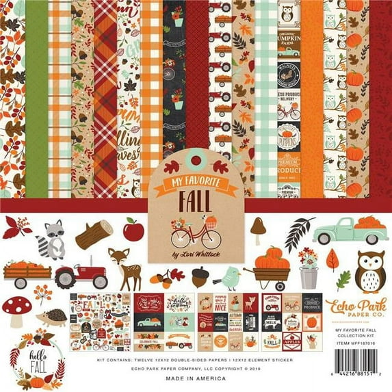 Echo Park My Favorite Fall Collection Kit 12x12