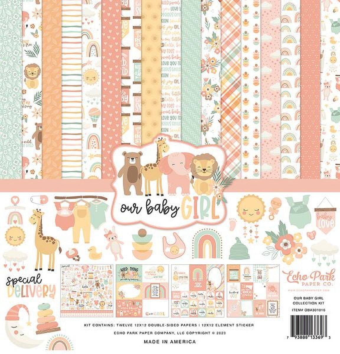 Scrapbook Stickers - Baby Girl - Paper House