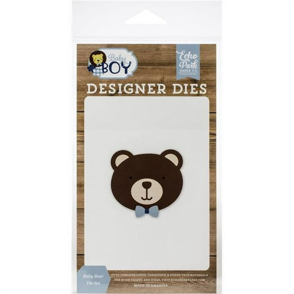 Echo Park Paper AB203040 Baby Bear - Baby Boy Dies