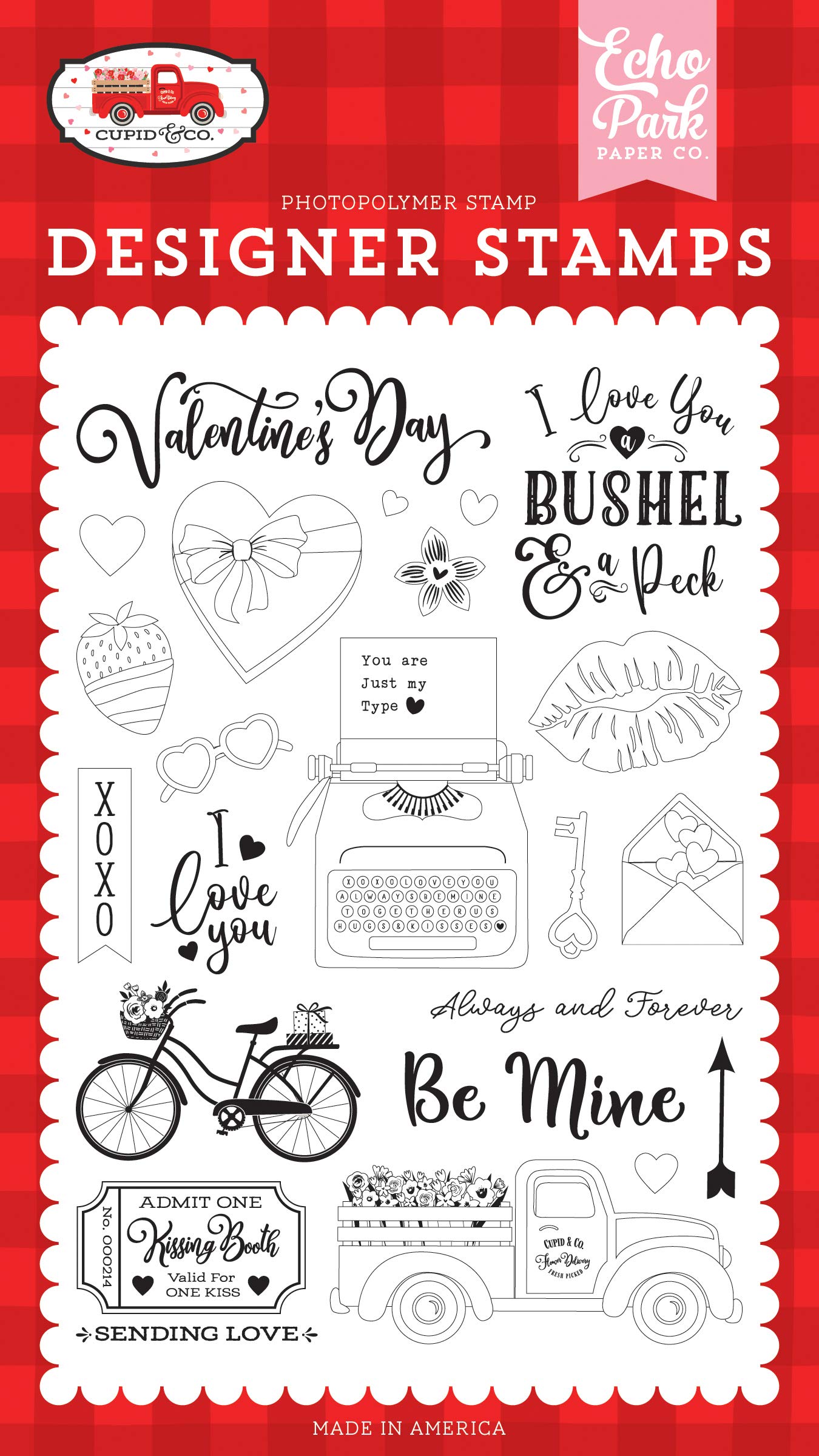 Echo Park Paper Company DHF10 Be Mine Set Stamp