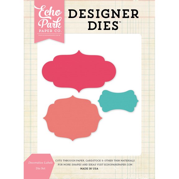 Echo Park Paper EPDIE609 Decorative Labels Dies