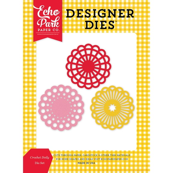 Echo Park Paper HIH18041 Echo Park Dies - Crochet Doily
