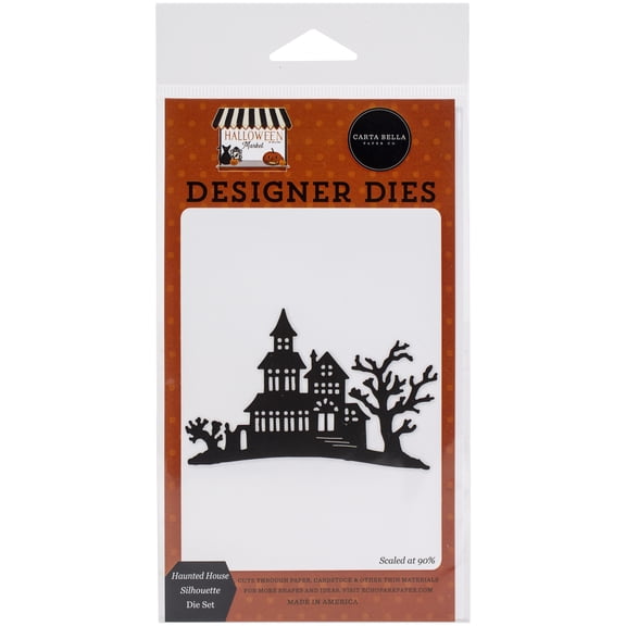 Halloween Market: Haunted House Silhouette Medium Die Set