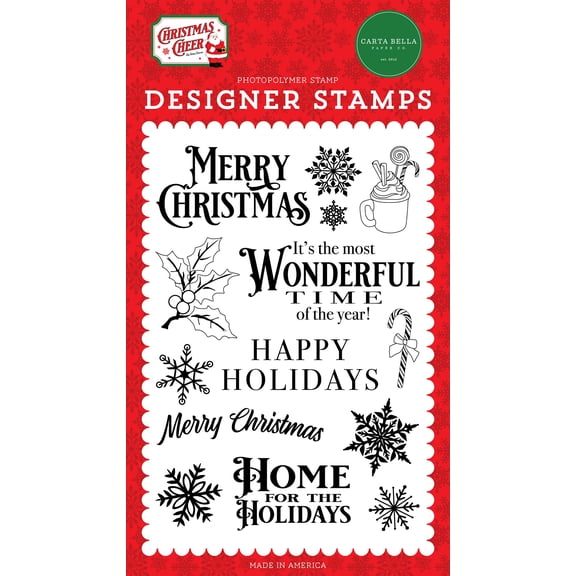 Christmas Cheer: Most Wonderful Time Stamp Set