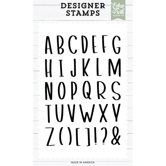 Ezra Alphabet Stamp Set