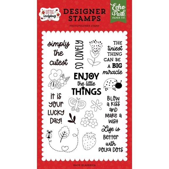 Little Ladybug: Simply The Cutest Stamp Set