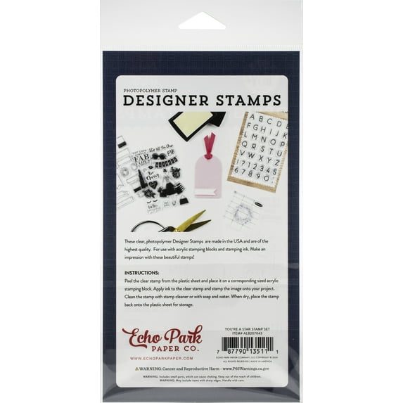 Echo Park Stamps-You're A Star, All Boy
