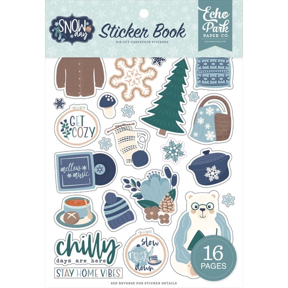 Echo Park Sticker Book-Snow Day