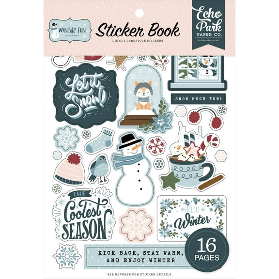 Echo Park Sticker Book-Winter Fun