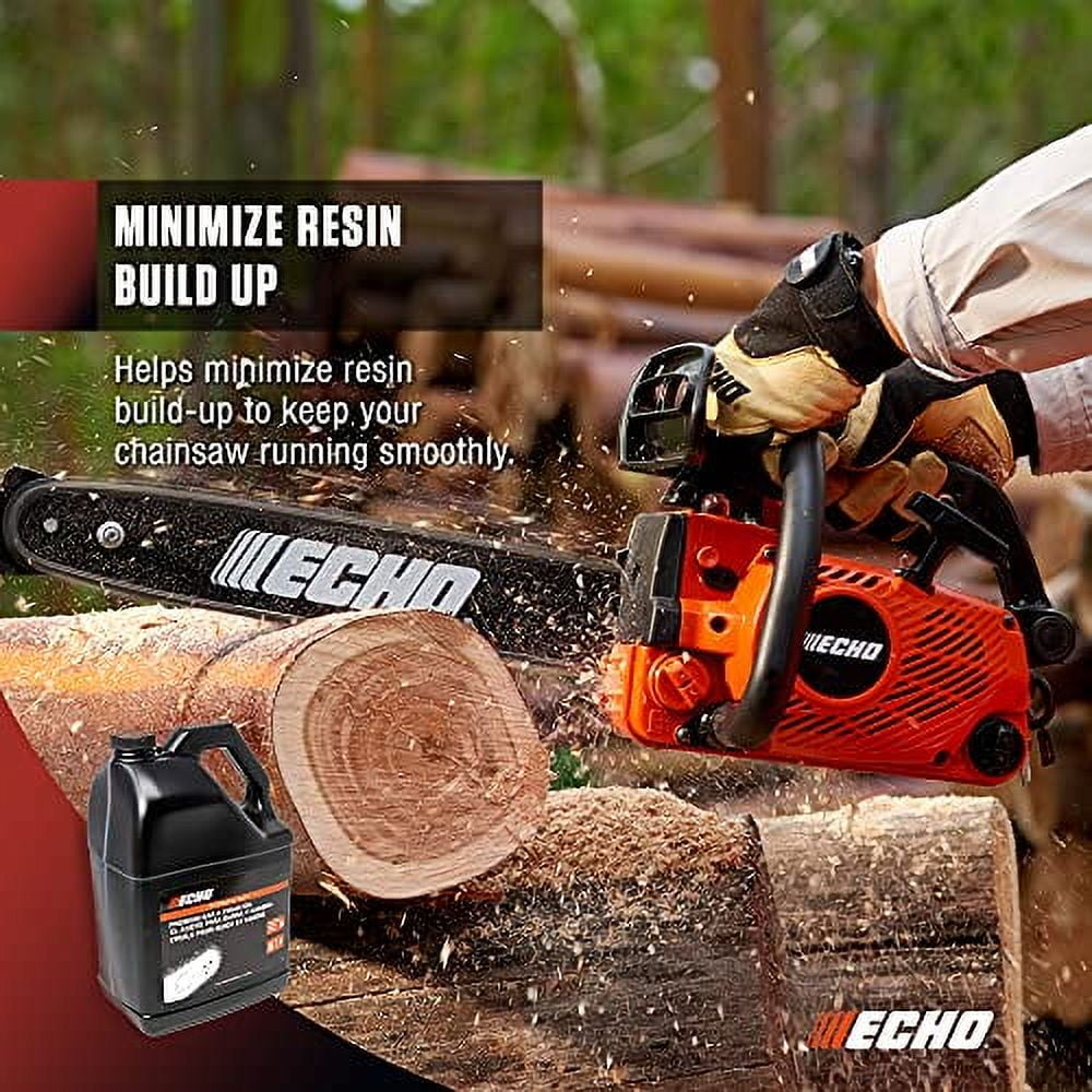 Echo Products 6459007 Power Chainsaw Bar and Chain Oil Power Equipment Lubricant for Professional and Home Use, High-Performance Lubricating Formula for Minimizing Resin Build-Up 1