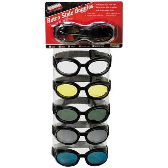 Echo Products Retro Mirror Goggles (Blue)