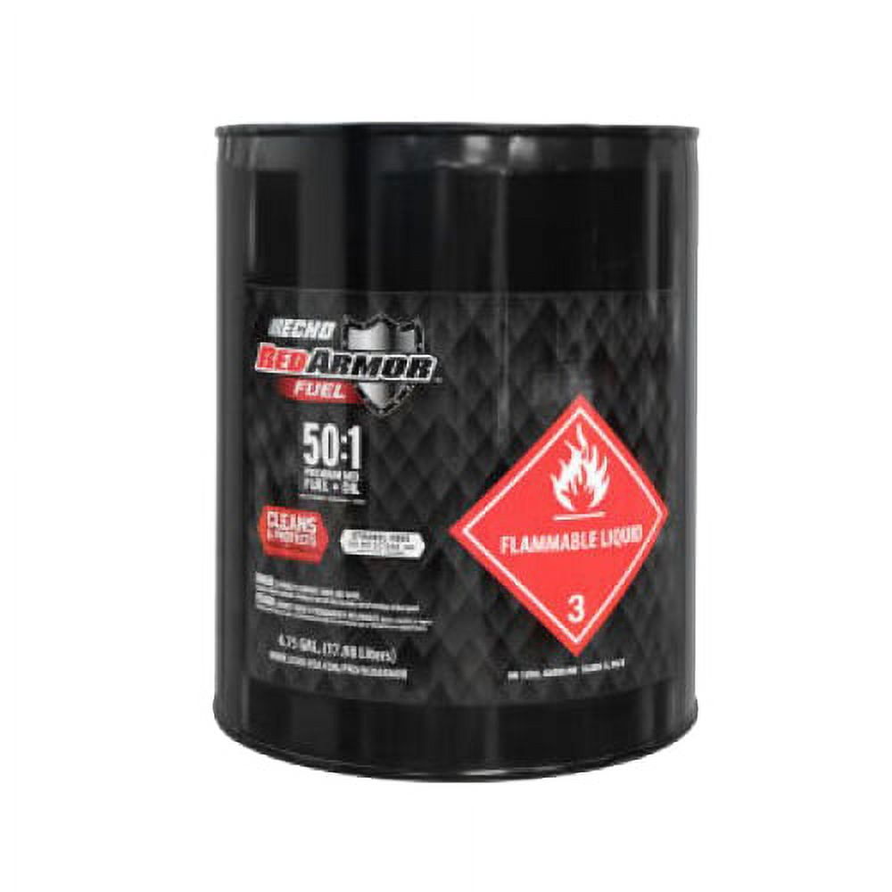Echo Red Armor 4.75 Gallon 50:1 Pre-Mixed Ethanol Free Fuel 7450005 ...