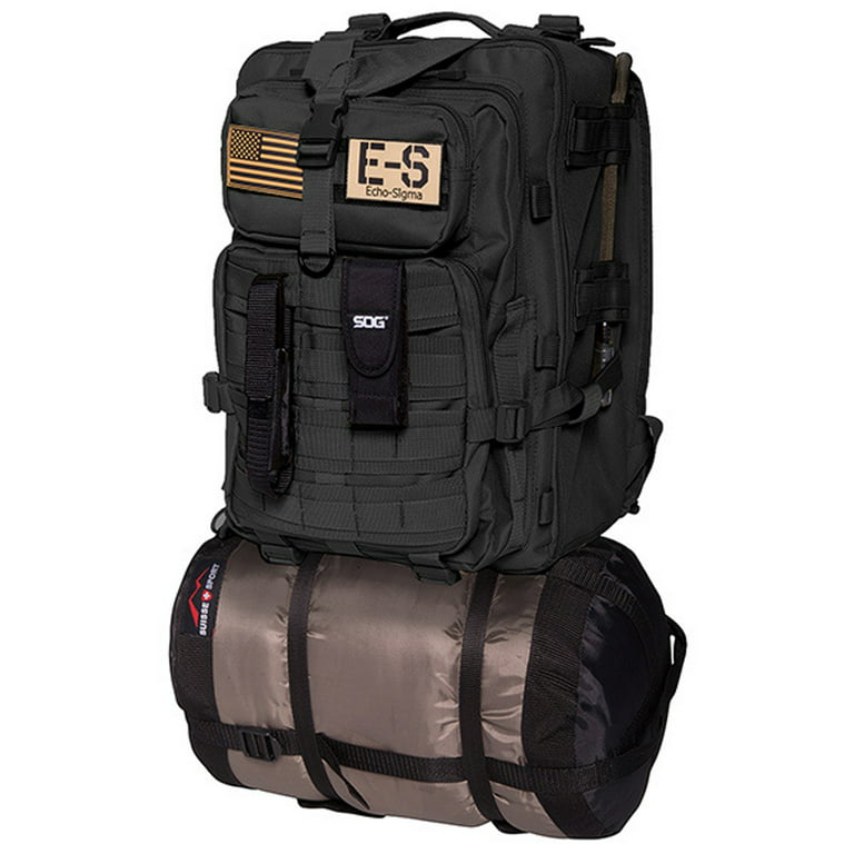 Echo-Sigma Emergency Bug Out Bag Black