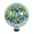 thumbnail image 1 of Echo Valley Glass Gazing Globe for Yard and Garden Decoration, Peacock Burst, 10", 1 of 4