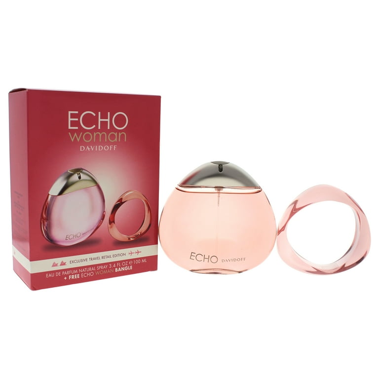 Echo Woman by Zino Davidoff for Women - 2 Pc Travel Set 3.4oz EDP