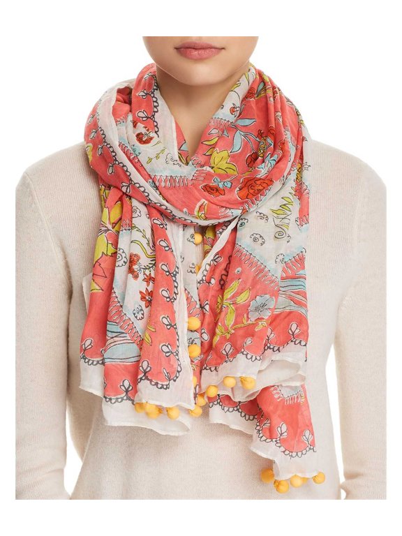 Women's Coral Sea Wrap & Scarves, Pink
