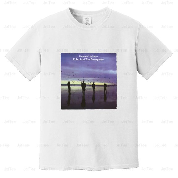 Echo and the Bunnymen Heaven Up Here Vintage Retro Music Band Album Rock Comfort Color T-Shirt Unisex, up to 4XL