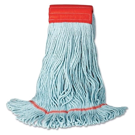 EchoMop with Looped-End Wet Head, Blue - Large