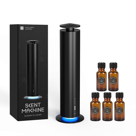 EchoNexus Smart Waterless Scent Diffuser for Home and Office,Essential Oil Diffuser for Odor Elimination,Quiet Operation,Fragrance Adjustment with Remote Control