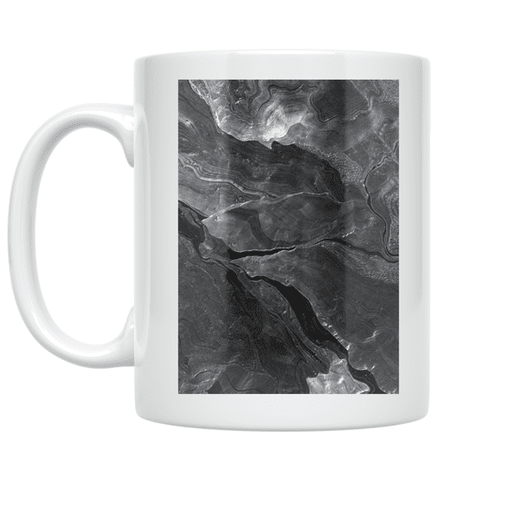Echoes of Forged Steel Textures - Industrial Aesthetic Lover - 11 oz Ceramic Coffee Mug
