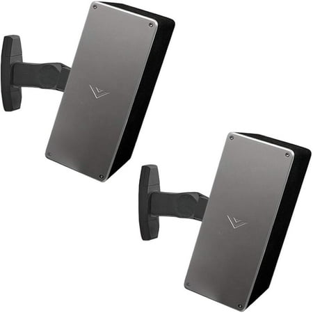 ECHOGEAR Speaker Wall & Ceiling Mount Pair - Universal Speaker Mount holds up to 8lbs – Tilt & Swivel Design