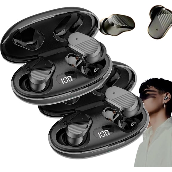 Echolabs Ear Buds 2024 Edition, Echolabs Audio Ear Buds 2024 Edition, Echo Labs Audio Earbuds, Wireless Earbuds, Sports Waterproof Bluetooth Headset, LED Power Display (2PCS)