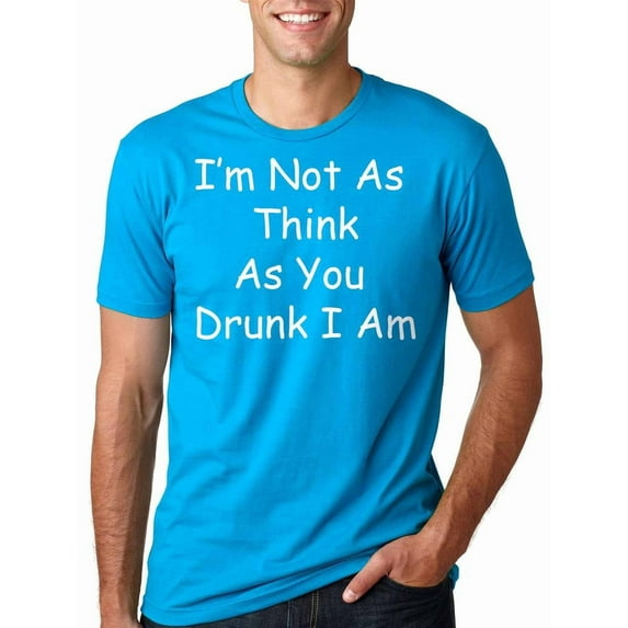 Drinking T-Shirt Funny Party Tee Shirt XXXX-Large Light Blue