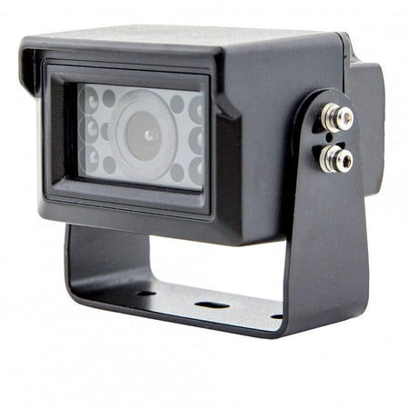 Echomaster PCAM-835B-AHD Mini Commercial Back-Up Camera w/ Sunshade - BLACK