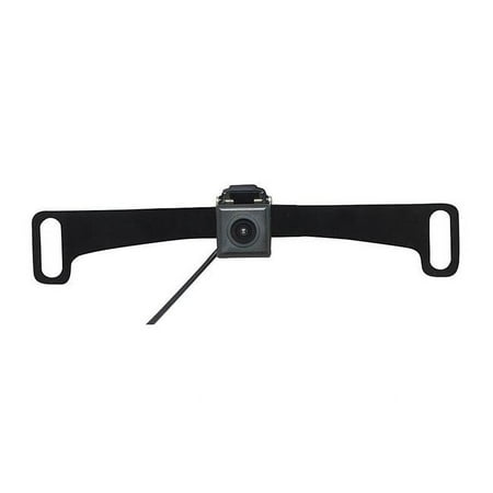 EchoMaster - Universal License Plate Back-Up Camera with Dynamic Parking Lines - Black